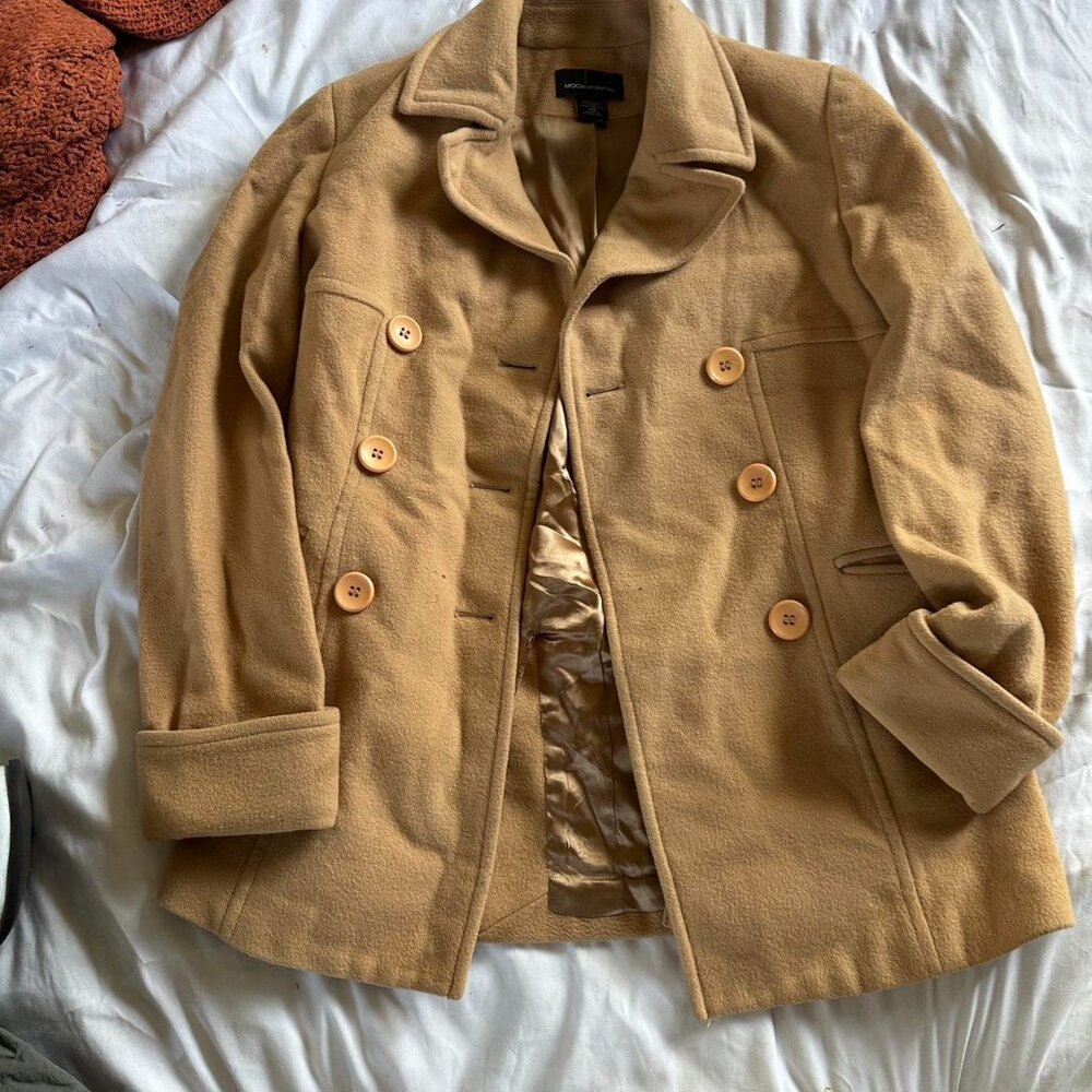 Moda International Xs Wool Peacoat